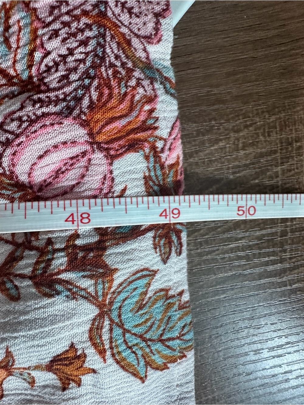 Knox Rose Pink and Rust Floral Tiered Maxi Dress pumpkins print Medium - Picture 7 of 7